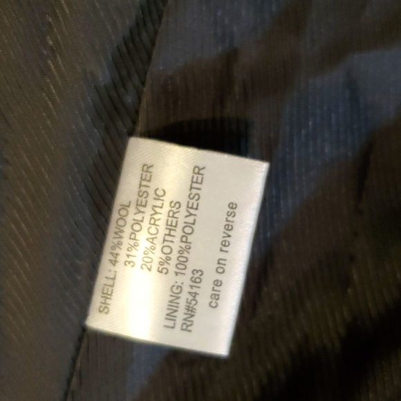 Calvin Klein herringbone wool coat - Picture 13 of 13